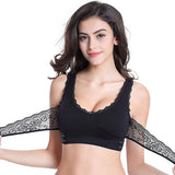 🔥last day 30% off - comfy corset bra front cross side buckle lace bras