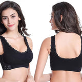 🔥last day 30% off - comfy corset bra front cross side buckle lace bras
