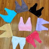 🔥last day 30% off - comfy corset bra front cross side buckle lace bras